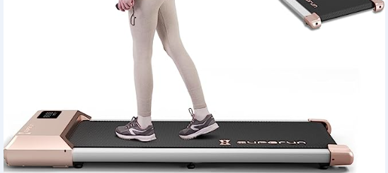 Superun Walking Pad, Under Desk Treadmill with Remote Control